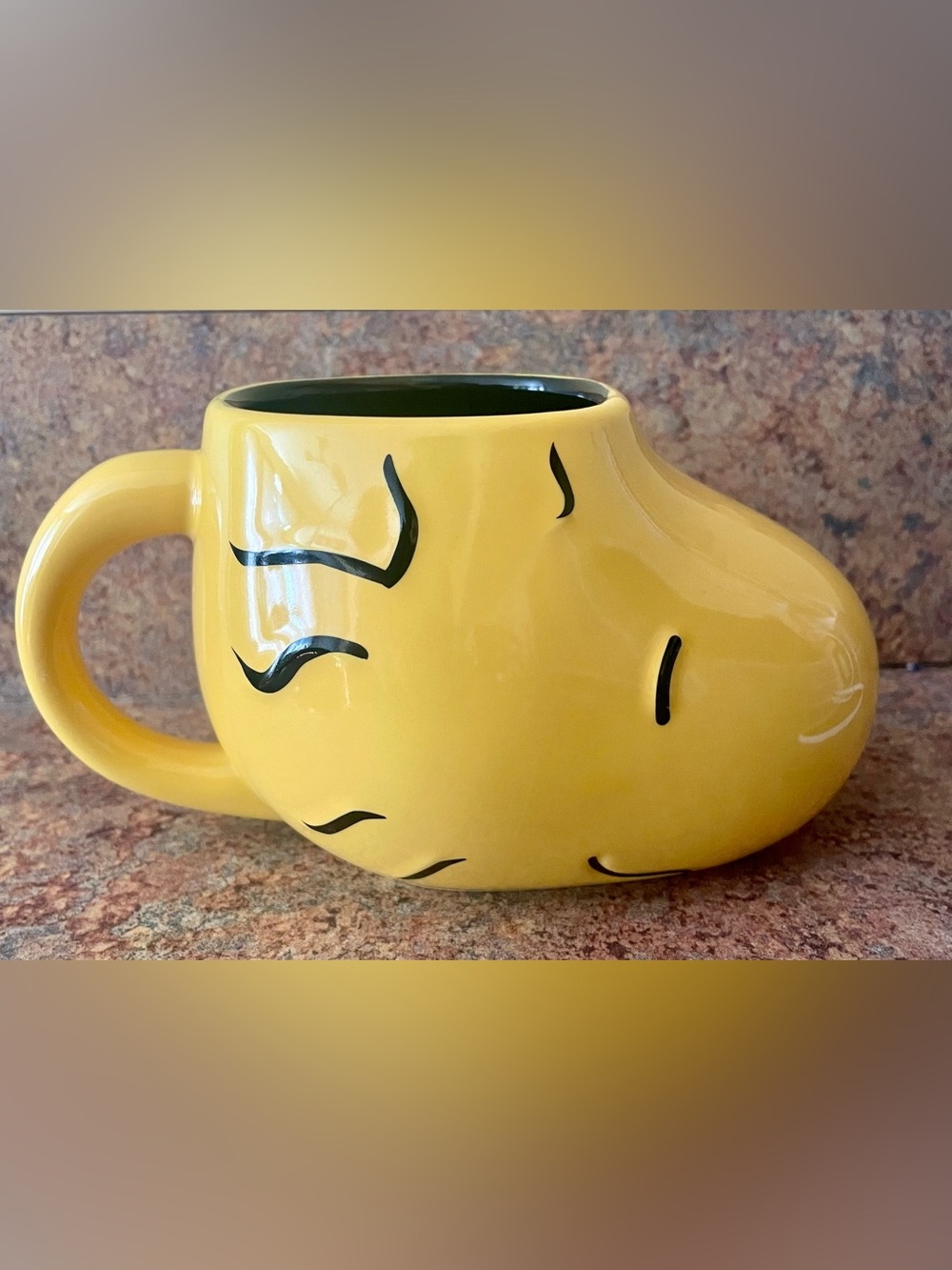 Peanuts Woodstock 3D Sculpted Ceramic Character Mug EUC